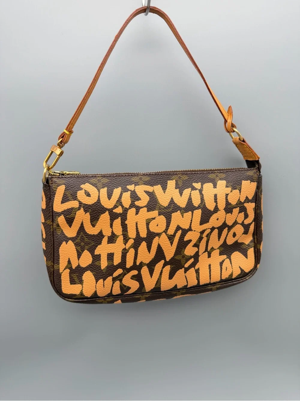 Louis Vuitton Stephen Sprouse Orange Graffiti Canvas Pochette Accessoires